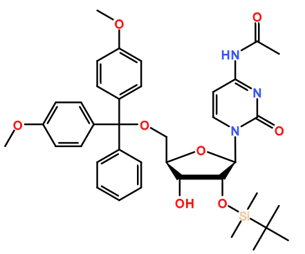 (图片) MC080613 N4-Ac-2'-O-TBDMS-5'-O-DMT-cytidine
